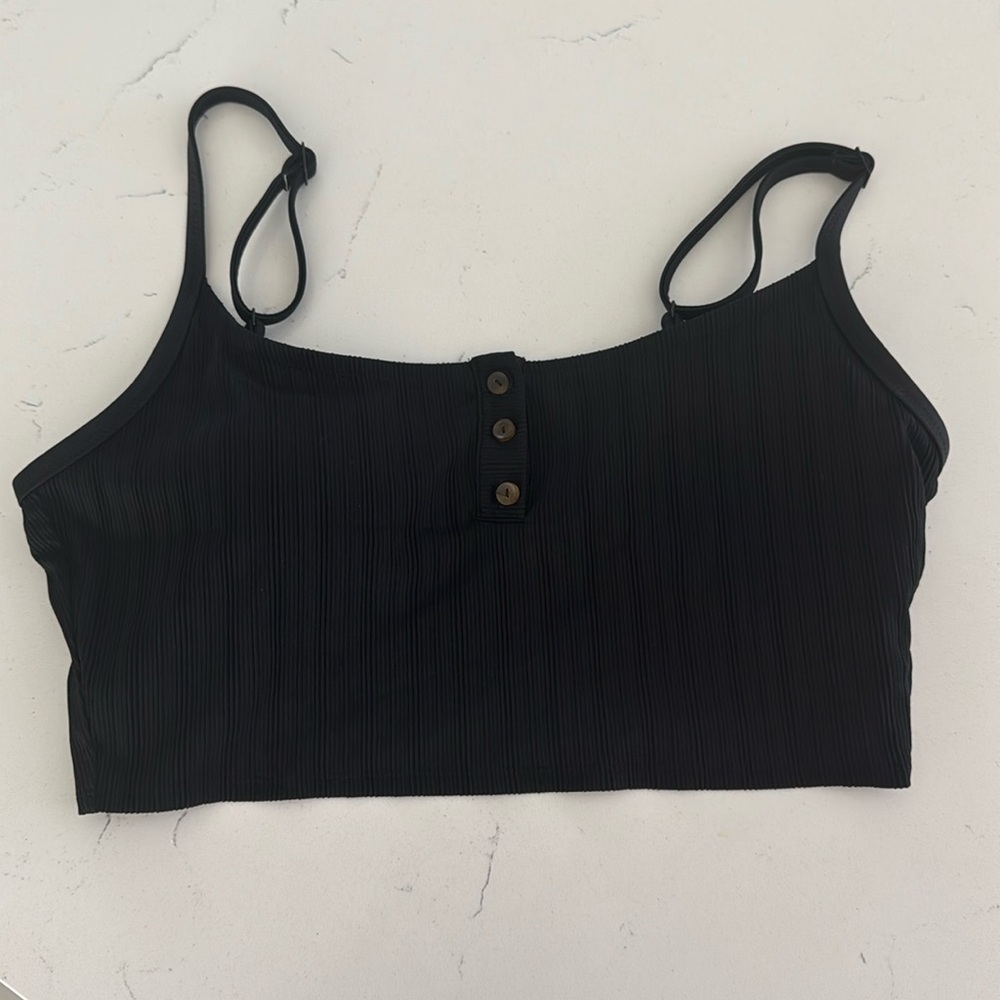 Aerie Black Swim Top